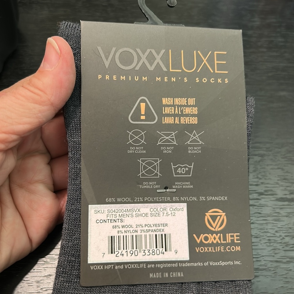 VoxxLuxe Premium Men’s Socks - Picture 4 of 9